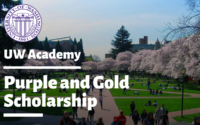 Purple and Gold Scholarship at University of Washington, USA