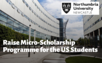 Raise Micro-Scholarship Programme for the US Students at Northumbria University, UK