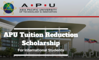 APU Tuition Reduction Scholarship for International Students in Japan