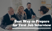 Best Way to Prepare for First Job Interview