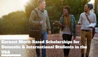 Earnest Merit-Based Scholarships for Domestic & International Students in the USA