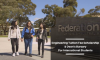 Engineering Tuition Fee Scholarship and Dean's Bursary at Federation University, Australia