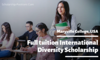 Full tuition International Diversity Scholarship at Maryville College, USA