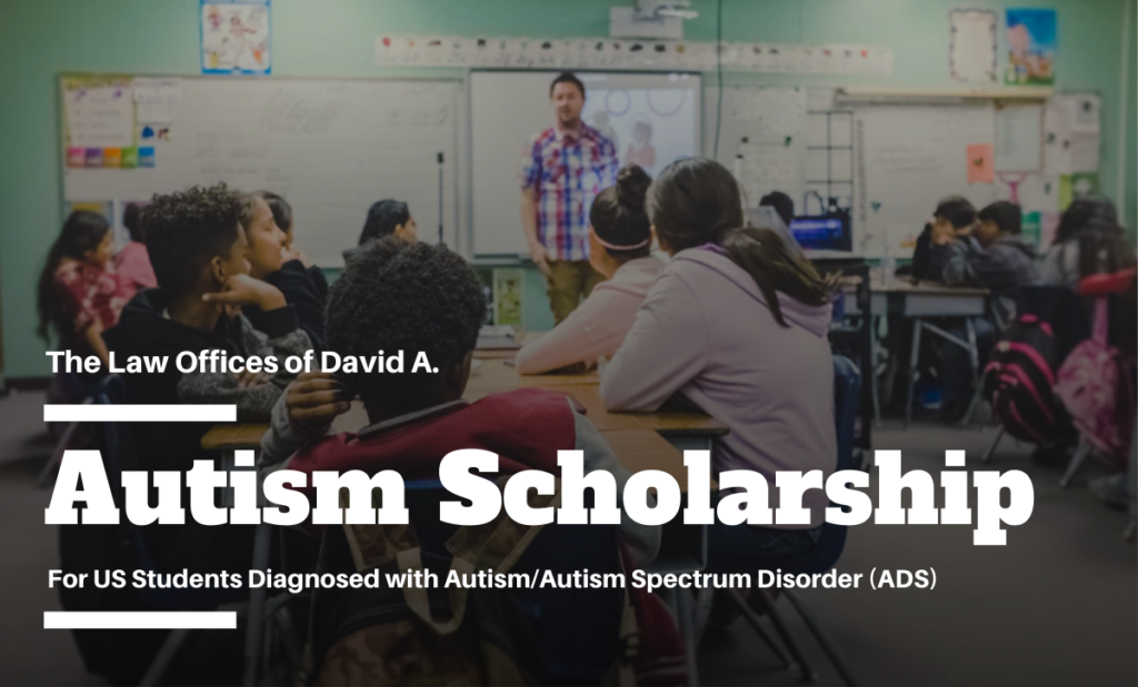 Law Offices of David A. Black 2019 Autism Scholarship