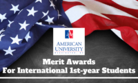 Merit Awards for International 1st-year Students at American University, USA