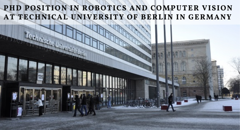 machine vision phd positions germany
