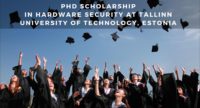 PhD Scholarship in Hardware Security at Tallinn University of Technology, Estonia