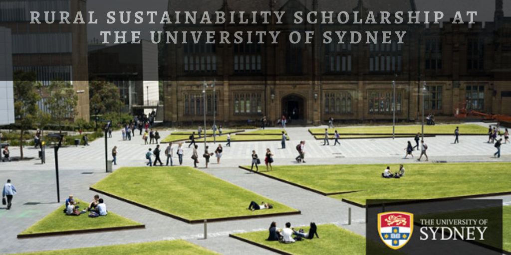 Rural Sustainability Scholarship at the University of Sydney