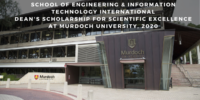 School of Engineering & Information Technology International Dean's Scholarship for Scientific Excellence at Murdoch University, 2020