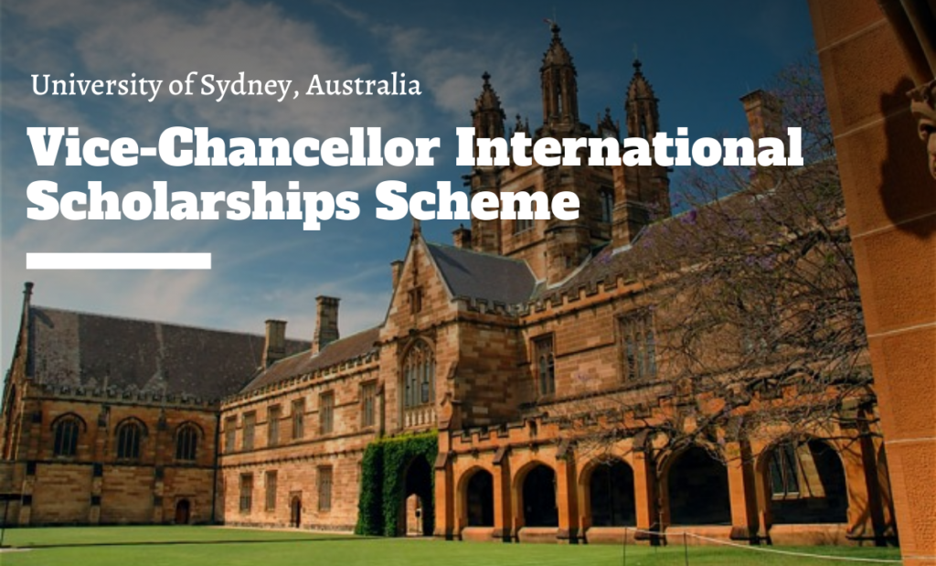 Vice-Chancellor International Scholarships Scheme at University of Sydney, Australia