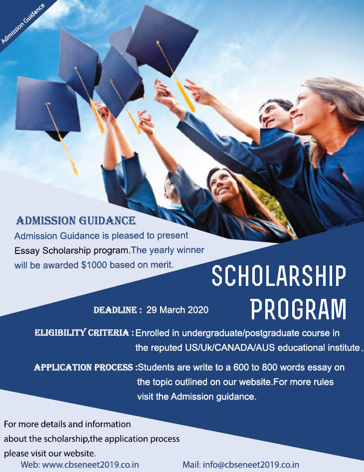 essay scholarship for international students