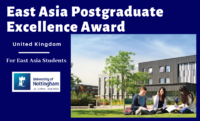 East Asia Postgraduate Excellence Award at University of Nottingham, UK