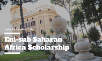 Eni-sub Saharan Africa Scholarship at Luiss University in Italy