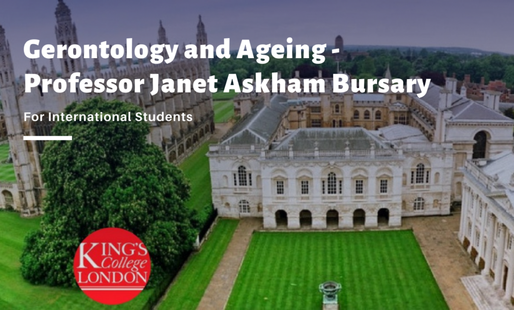 Gerontology and Ageing - Professor Janet Askham Bursary for International Students