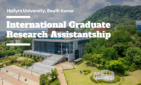 International Graduate Research Assistantship at Hallym University, Korea