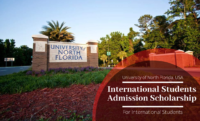 International Students Admission Scholarship at University of North Florida, USA