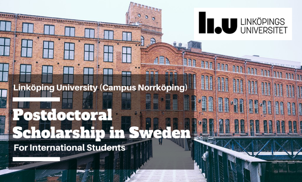 Linköping University International Postdoctoral Scholarship in Sweden