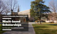 Merit-based Scholarships for First-year International Students at Loyola University Maryland, USA