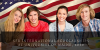 SFR international awards at University of Maine, 2020