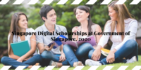 Singapore Digital Scholarships at Government of Singapore, 2020