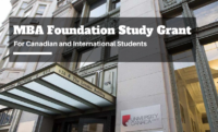 University Canada West MBA Foundation Study Grant for Canadian and International Students