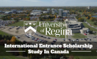 University of Regina International Entrance Scholarship in Canada