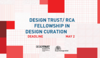 Design Trust-RCA Fellowship in Design Curation, UK