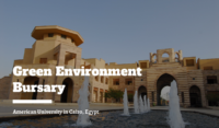 Green Environment Bursary at the American University in Cairo, Egypt