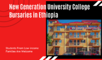 New Generation University College Bursaries in Ethiopia, 2020-2021