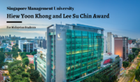 SMU Hiew Yoon Khong and Lee Su Chin Award for Malaysian Students in Singapore, 2020-2021
