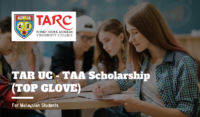 Tunku Abdul Rahman University College - TAA Scholarship (TOP GLOVE) in Malaysia
