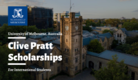 Melbourne Clive Pratt Scholarships for International Student in Australia