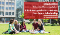 UTS Undergraduate Academic Excellence Scholarship for International Student in Australia
