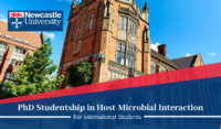 Newcastle University International PhD Studentship in Host-Microbial Interaction in the UK
