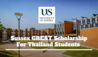 Sussex GREAT Scholarship for Thailand Students in the UK