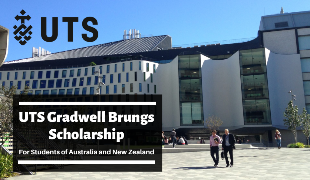 UTS Gradwell Brungs Scholarship for Domestic and New Zealand Students