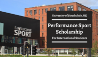 University of Strathclyde Performance Sport Scholarship for International Students in the UK