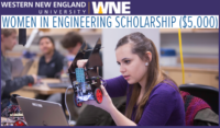 Women in Engineering International Scholarship at Western New England University, USA