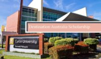 Curtin University Destination Australia Scholarship for International Scholarship