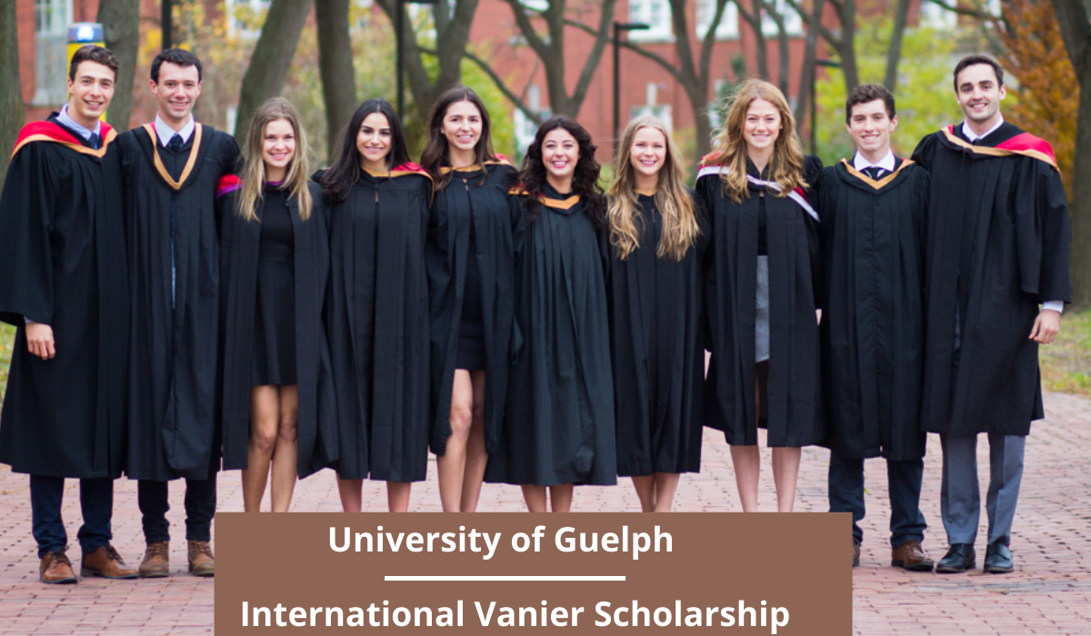 University of Guelph International Vanier Scholarship in Canada