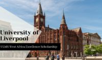 University of Liverpool ULMS West Africa Excellence Scholarship