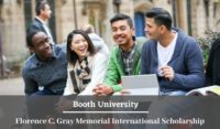 Booth University Florence C. Gray Memorial International Scholarship in Canada