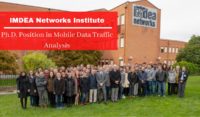 IMDEA Networks Institute Ph.D. Position in Mobile Data Traffic Analysis