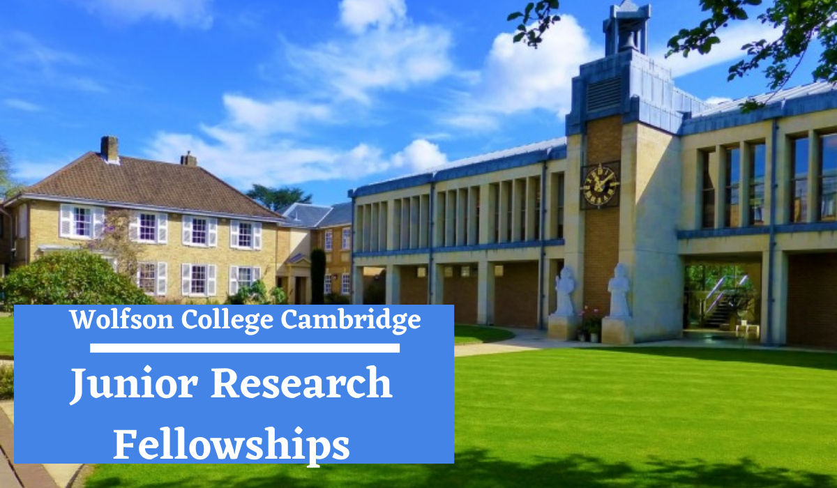 junior research fellowship cambridge 2022