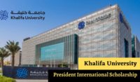 Khalifa University President International Scholarship