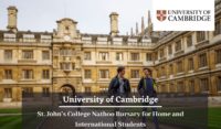 University of Cambridge St. John’s College Nathoo Bursary for Home and International Students