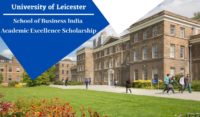 University of Leicester School of Business India Academic Excellence Scholarship
