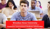 Wenzhou-Kean University Freshmen Students Scholarship in China
