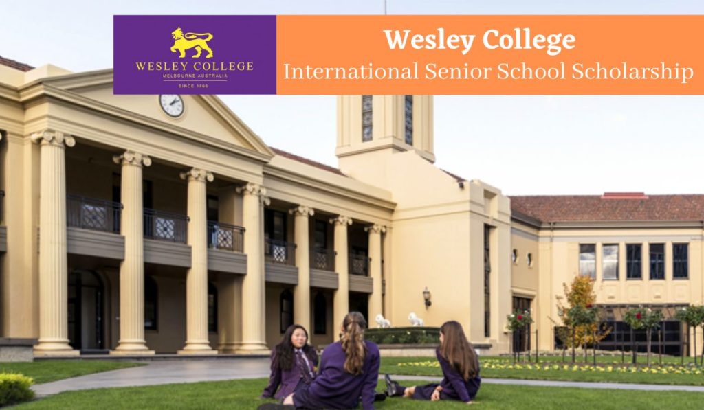 Wesley College International Senior School Scholarship