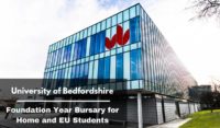 University of Bedfordshire Foundation Year Bursary for Home and EU Students